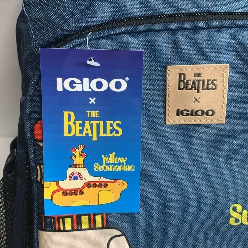 Igloo Beatles Yellow Submarine 24 Cans Insulated Backpack Cooler NWT